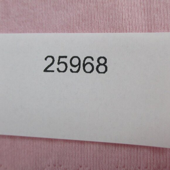 SKIMS Logo Pointelle Shirt Womens XS Cherry Blossom Pink Printed Stretch NWT - Picture 9 of 9